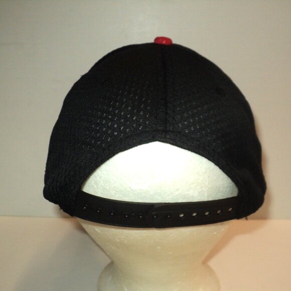 Pittsburgh Pirates Cap Embroidered Buccaneer Logo Black Mesh and Red, Blue Wave - Picture 3 of 5